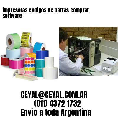 impresoras codigos de barras comprar software