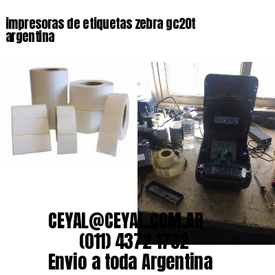 impresoras de etiquetas zebra gc20t argentina