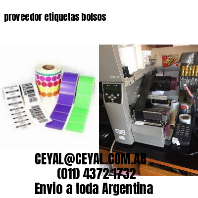 proveedor etiquetas bolsos