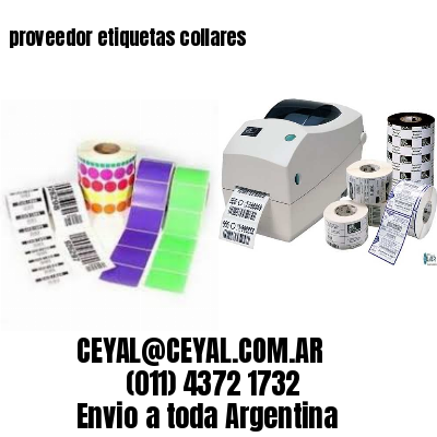 proveedor etiquetas collares