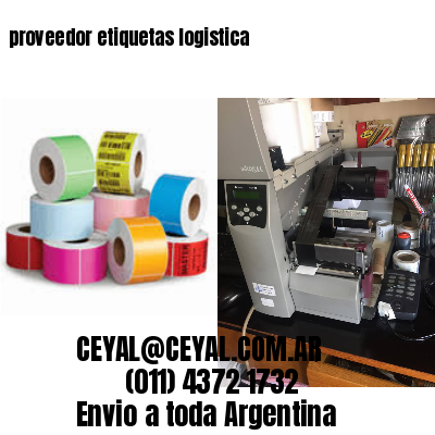 proveedor etiquetas logistica