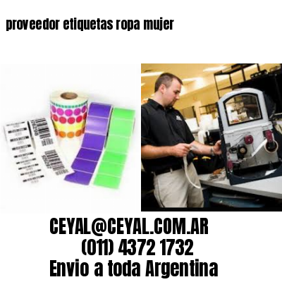 proveedor etiquetas ropa mujer