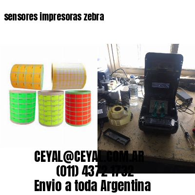 sensores impresoras zebra