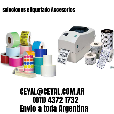soluciones etiquetado Accesorios