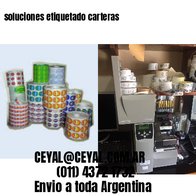 soluciones etiquetado carteras