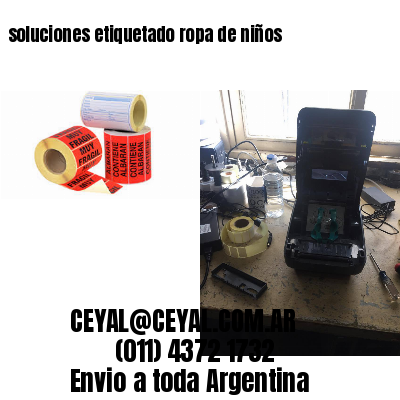 soluciones etiquetado ropa de niños