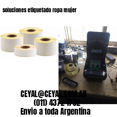 soluciones etiquetado ropa mujer