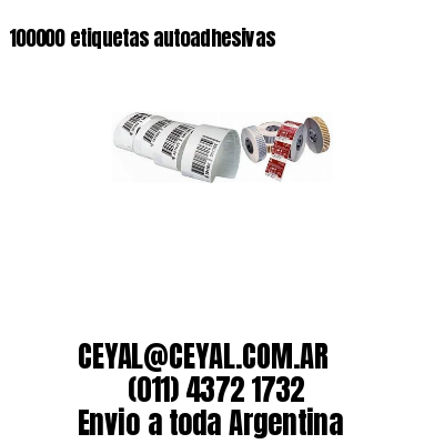 100000 etiquetas autoadhesivas