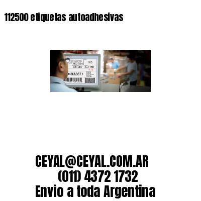 112500 etiquetas autoadhesivas