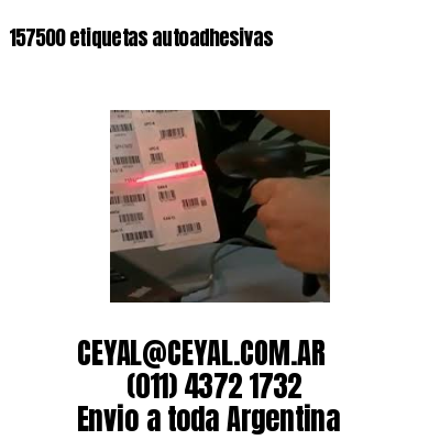 157500 etiquetas autoadhesivas