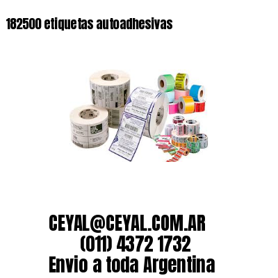 182500 etiquetas autoadhesivas