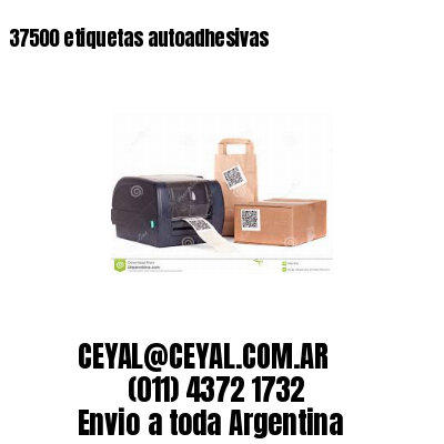 37500 etiquetas autoadhesivas