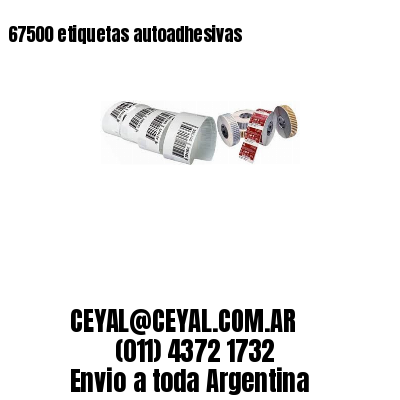67500 etiquetas autoadhesivas