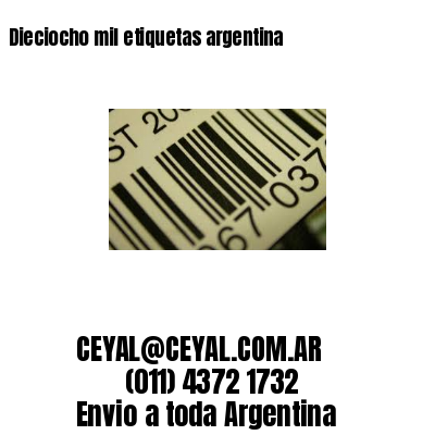 Dieciocho mil etiquetas argentina