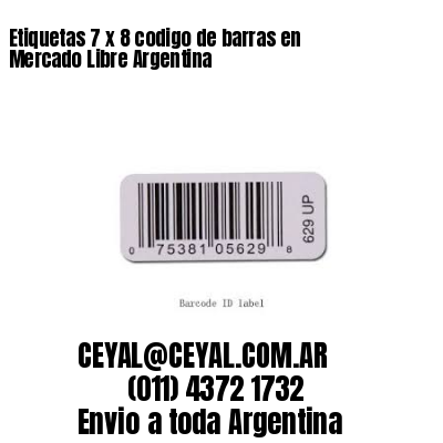 Etiquetas 7 x 8 codigo de barras en Mercado Libre Argentina