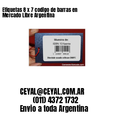 Etiquetas 8 x 7 codigo de barras en Mercado Libre Argentina