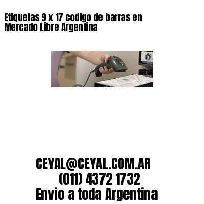 Etiquetas 9 x 17 codigo de barras en Mercado Libre Argentina