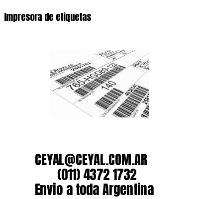 Impresora de etiquetas