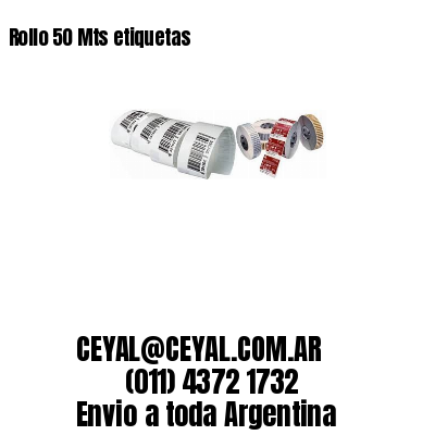 Rollo 50 Mts etiquetas