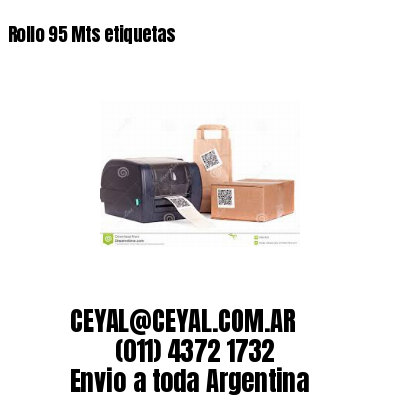 Rollo 95 Mts etiquetas
