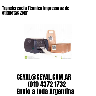 Transferencia Térmica Impresoras de etiquetas Zebr