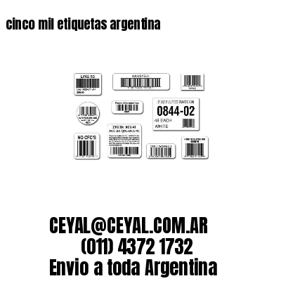 cinco mil etiquetas argentina