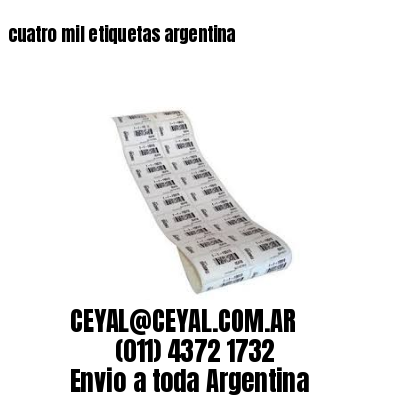 cuatro mil etiquetas argentina