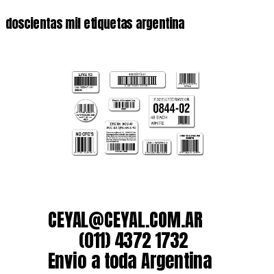 doscientas mil etiquetas argentina
