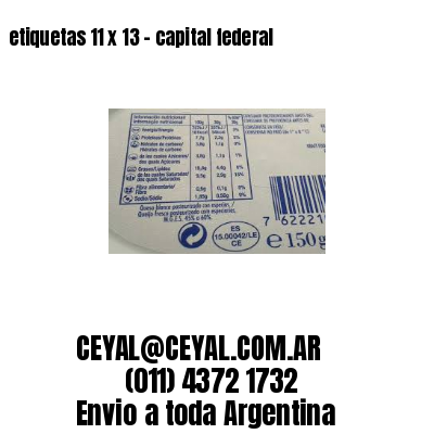 etiquetas 11 x 13 – capital federal