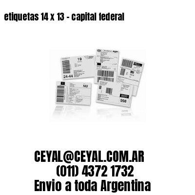 etiquetas 14 x 13 – capital federal