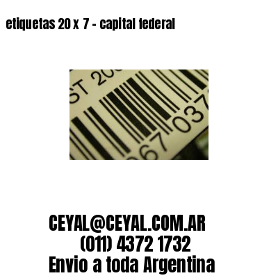 etiquetas 20 x 7 – capital federal