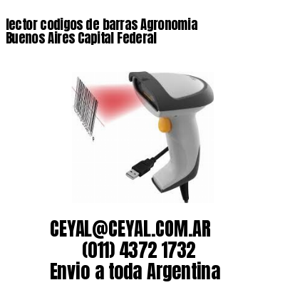 lector codigos de barras Agronomia Buenos Aires Capital Federal