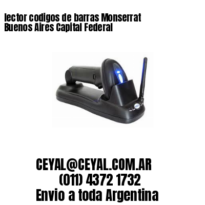lector codigos de barras Monserrat  Buenos Aires Capital Federal