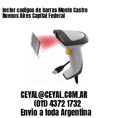 lector codigos de barras Monte Castro Buenos Aires Capital Federal