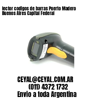 lector codigos de barras Puerto Madero  Buenos Aires Capital Federal