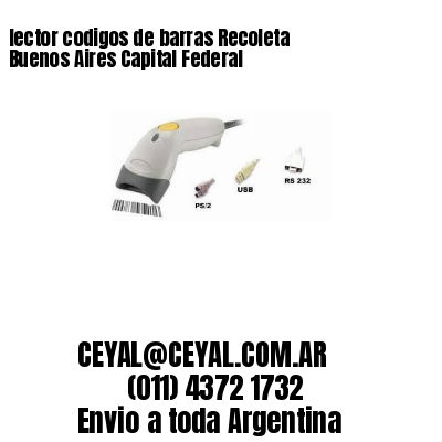 lector codigos de barras Recoleta  Buenos Aires Capital Federal