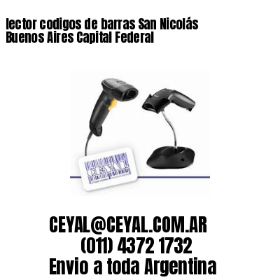 lector codigos de barras San Nicolás  Buenos Aires Capital Federal
