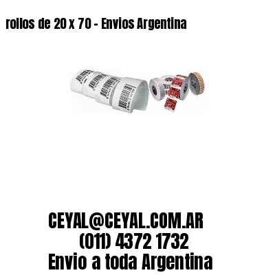 rollos de 20 x 70 – Envios Argentina