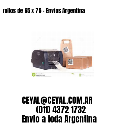 rollos de 65 x 75 – Envios Argentina