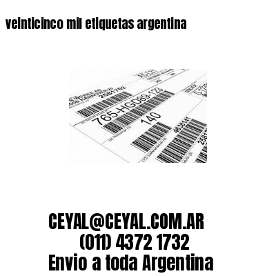 veinticinco mil etiquetas argentina