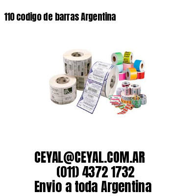 110 codigo de barras Argentina