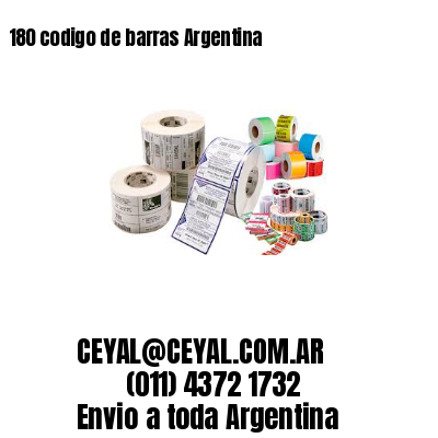 180 codigo de barras Argentina