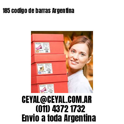 185 codigo de barras Argentina