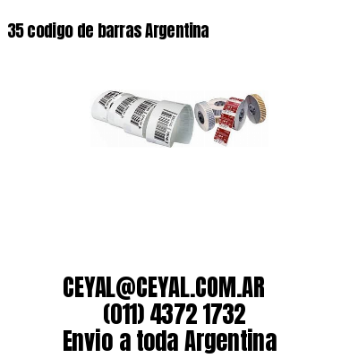 35 codigo de barras Argentina