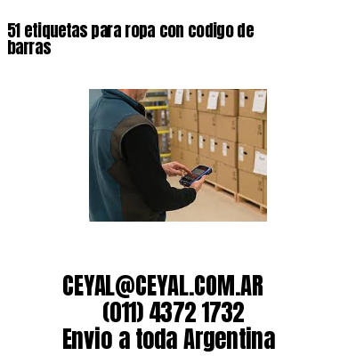 51 etiquetas para ropa con codigo de barras