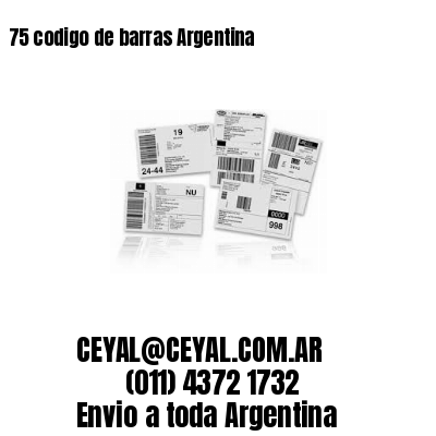 75 codigo de barras Argentina