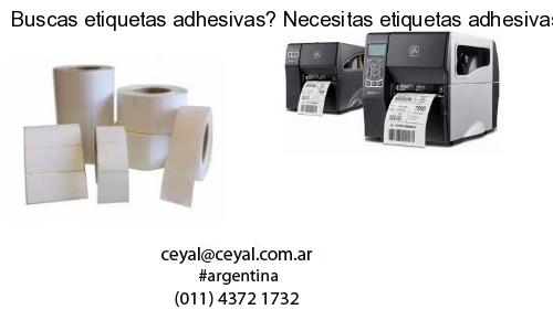 80 X 25 Termicas  x 1000 etiquetas – Argentina