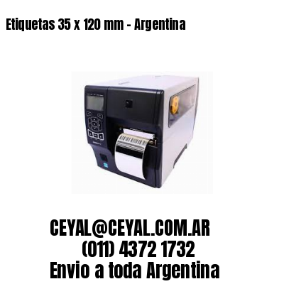 Etiquetas 35 x 120 mm – Argentina
