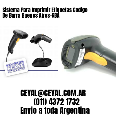 Sistema Para Imprimir Etiquetas Codigo De Barra Buenos Aires-GBA