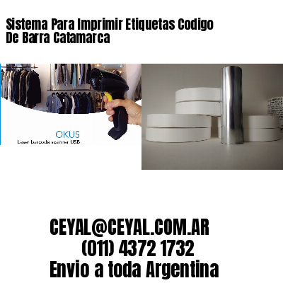 Sistema Para Imprimir Etiquetas Codigo De Barra Catamarca